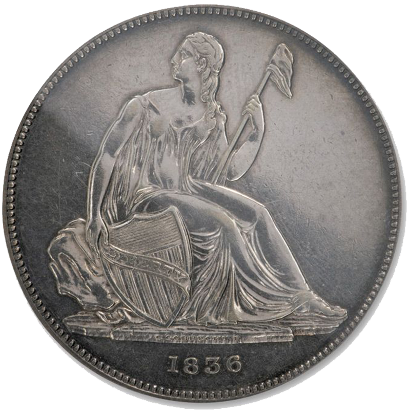 1836 Gobrecht Silver Dollar Seated Liberty Judd-60 Restrike PR58