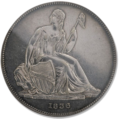 1836 Gobrecht Silver Dollar Seated Liberty Judd-60 Restrike PR58