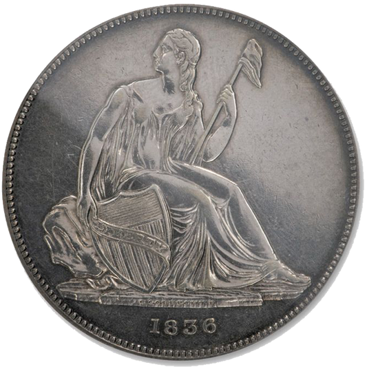 1836 Gobrecht Silver Dollar Seated Liberty Judd-60 Restrike PR58