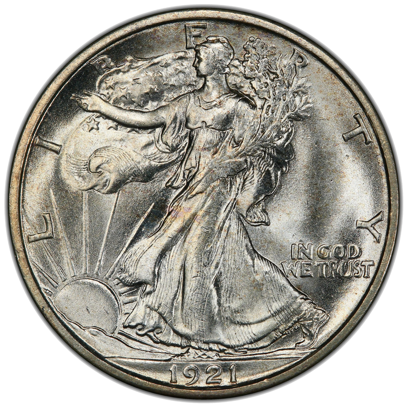 1921-S Walking Liberty Half Dollar