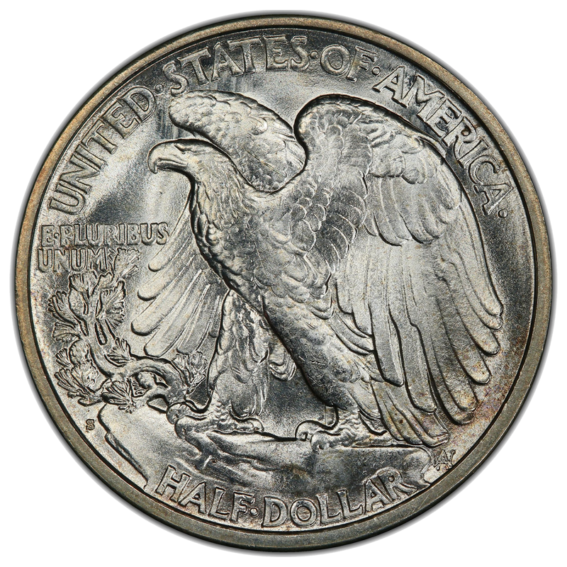 1921-S Walking Liberty Half Dollar