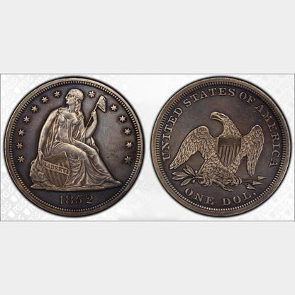 1852 Seated Liberty Silver Dollar