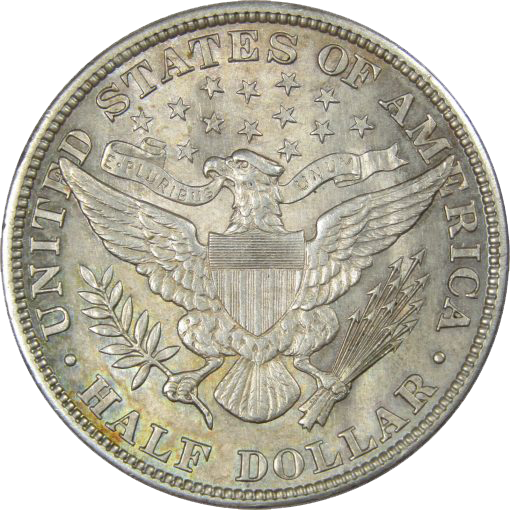 1913 Barber Half Dollar AU/BU