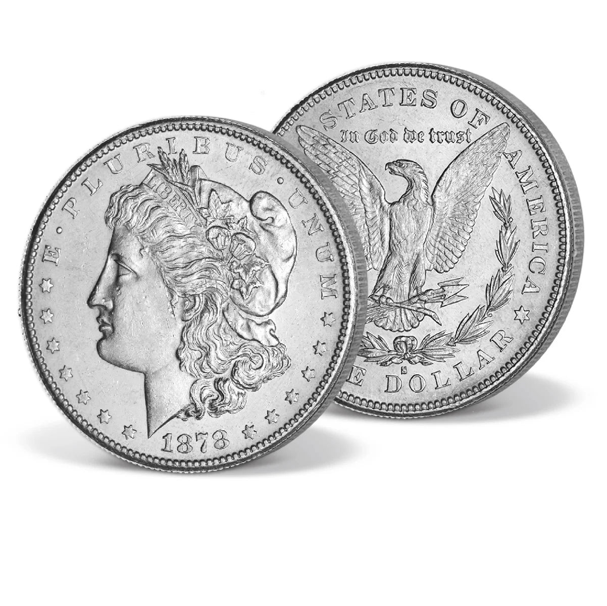 Morgan Silver Dollar Coin (1878-1921, XF)